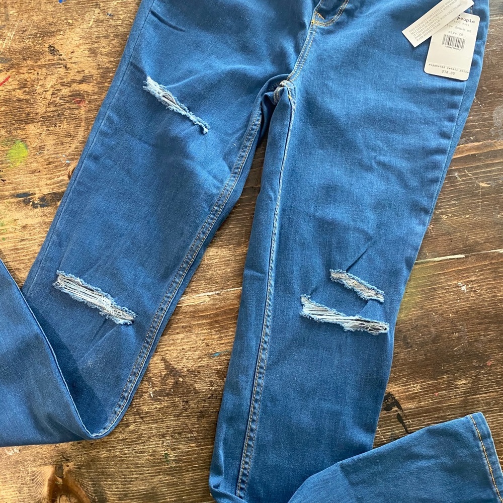 NWT VINTAGE DENIM from FREE PEOPLE👖stretchy! - Picture 6 of 10